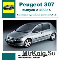 Мультимедийное руководство по ремонту Peugeot 307 выпуск с 2000 г.