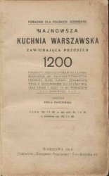 Najnowsza kuchnia warszawska