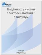 Надёжность систем электроснабжения : практикум  