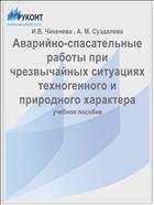 Аварийно-спасательные работы при чрезвычайных ситуациях техногенного и природного характера 