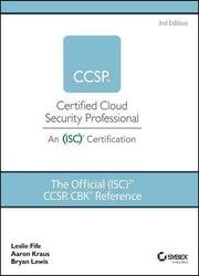 The Official (ISC)2 CCSP CBK Reference, 3rd Edition