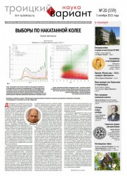 Троицкий вариант. Наука №20 2021