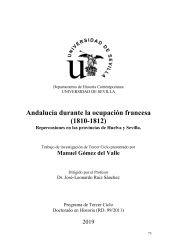 Andalucía durante la ocupación francesa (1810-1812). Repercusiones en las provincias de Huelva y Sevilla