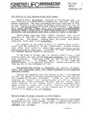 The Skeptics UFO Newsletter №3