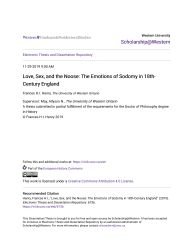 Love, Sex, and the Noose: The Emotions of Sodomy in 18th-Century England